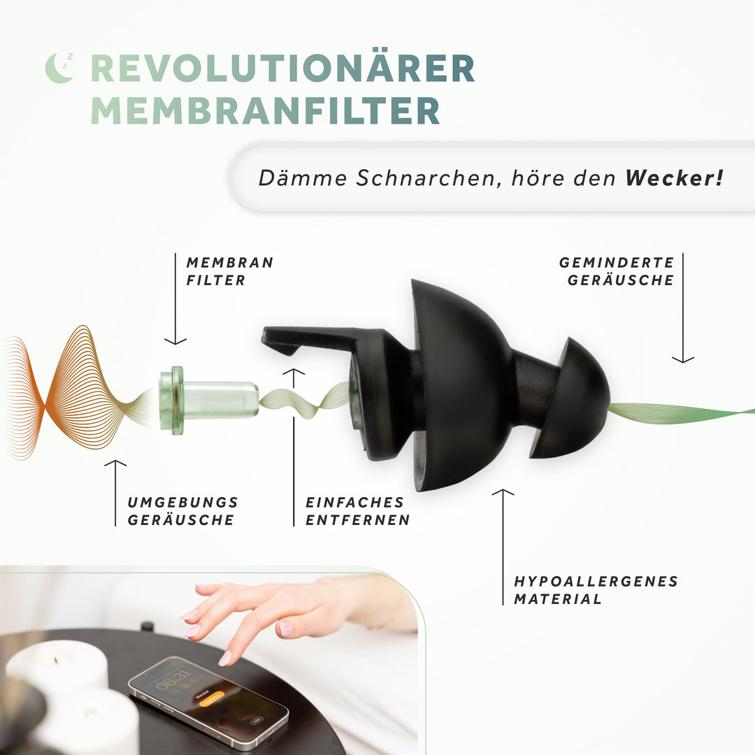 Dream+ | earplugs for side sleepers