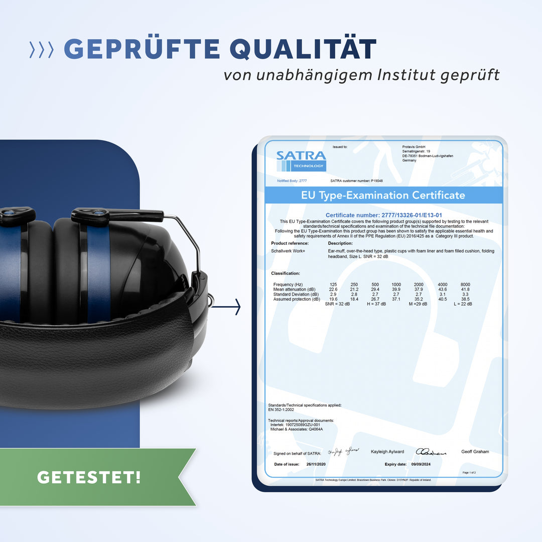 SCHALLWERK® Work+ | Work hearing protection
