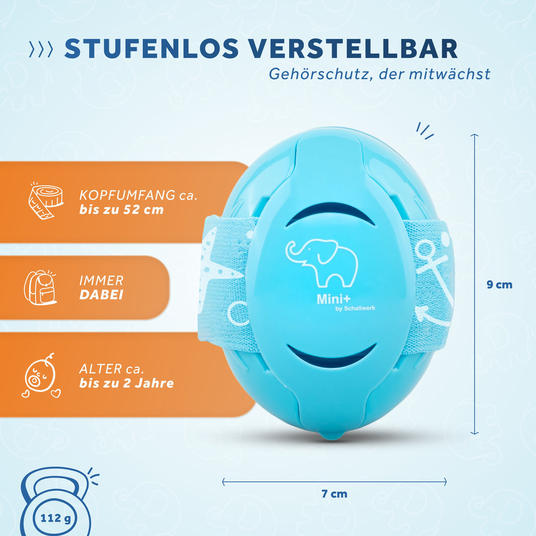 SCHALLWERK® Mini+ | Hearing protection for very small heads