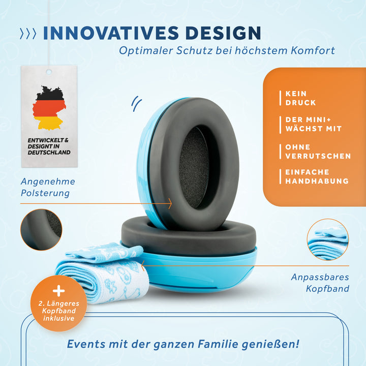 SCHALLWERK® Mini+ | Hearing protection for very small heads