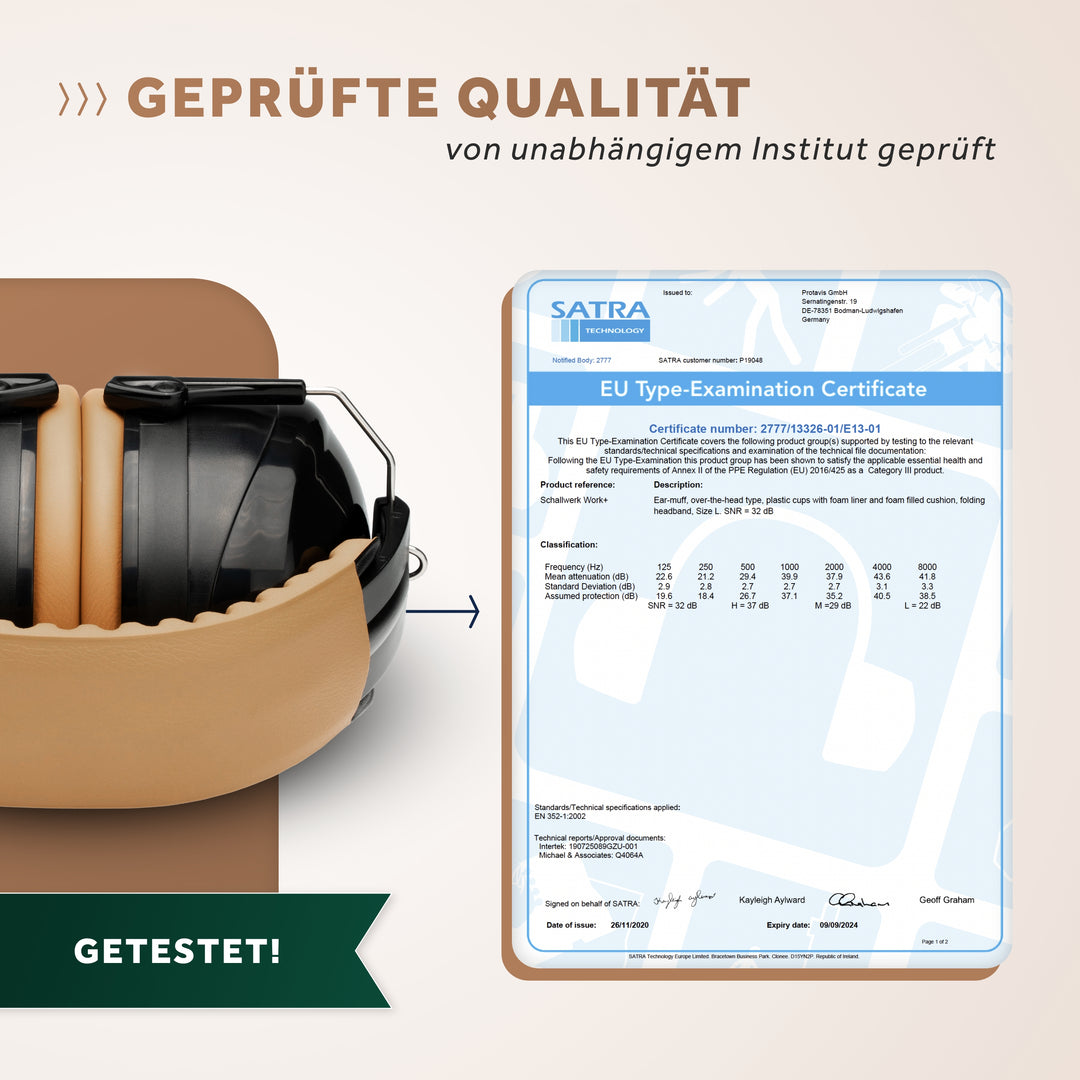 SCHALLWERK® Work+ | Work hearing protection