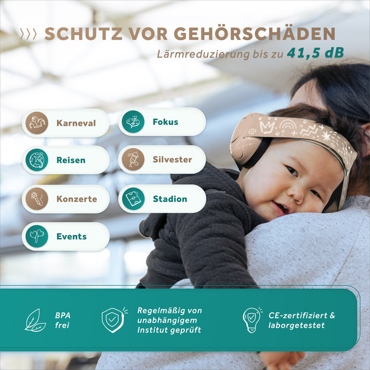 SCHALLWERK® Mini+ | Hearing protection for very small heads