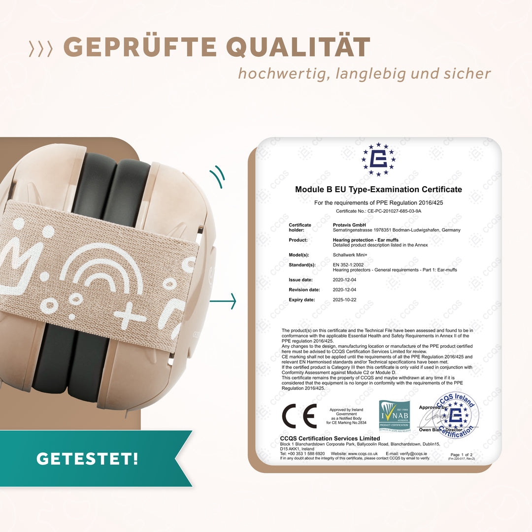SCHALLWERK® Mini+ | Hearing protection for very small heads