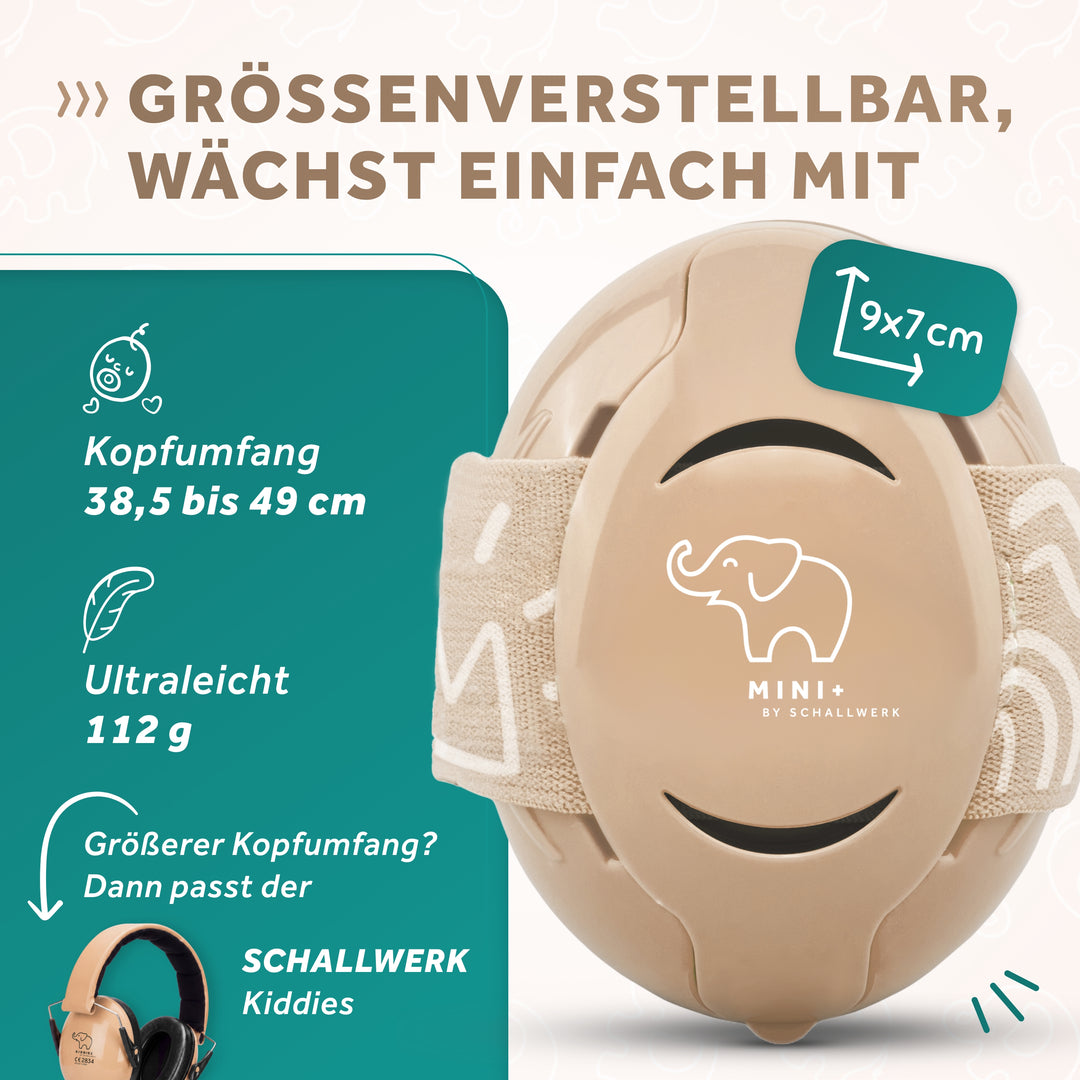 SCHALLWERK® Mini+ | Hearing protection for very small heads