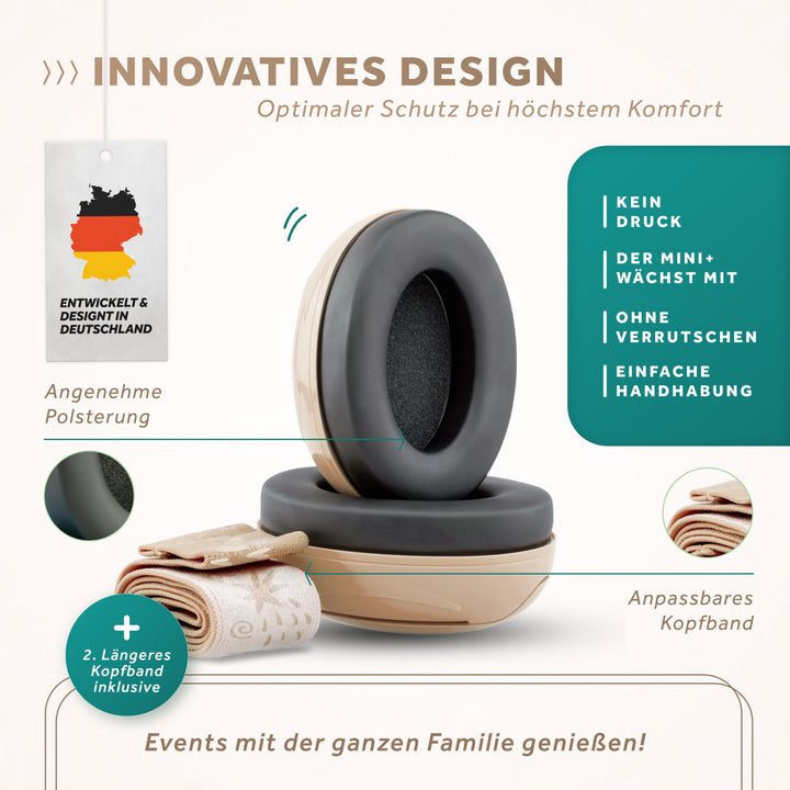 SCHALLWERK® Mini+ | Hearing protection for very small heads