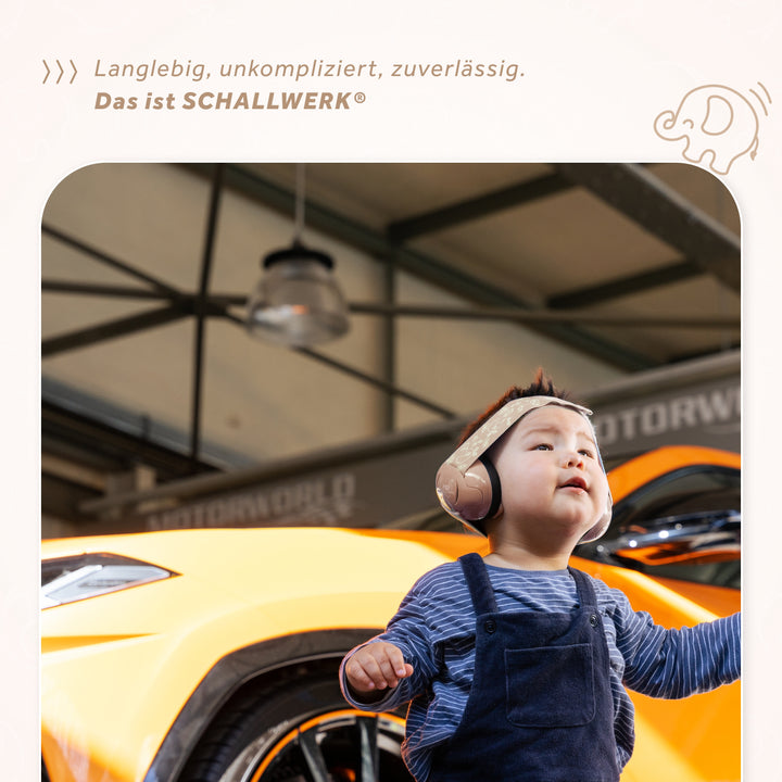 SCHALLWERK® Mini+ | Hearing protection for very small heads