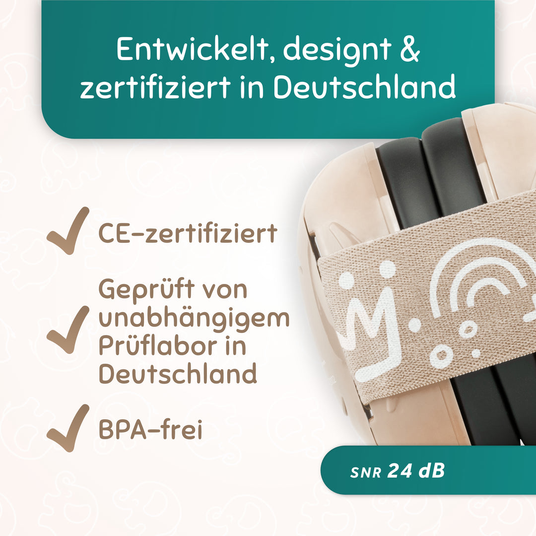 SCHALLWERK® Mini+ | Hearing protection for very small heads