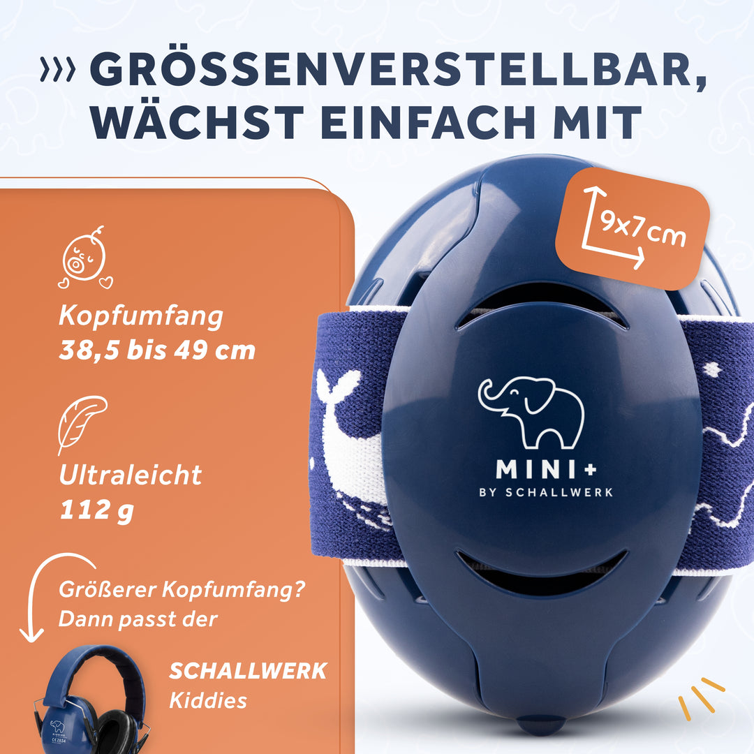 SCHALLWERK® Mini+ | Hearing protection for very small heads