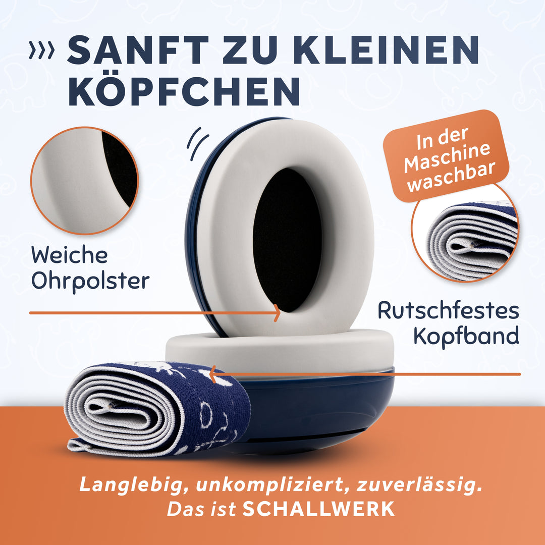 SCHALLWERK® Mini+ | Hearing protection for very small heads