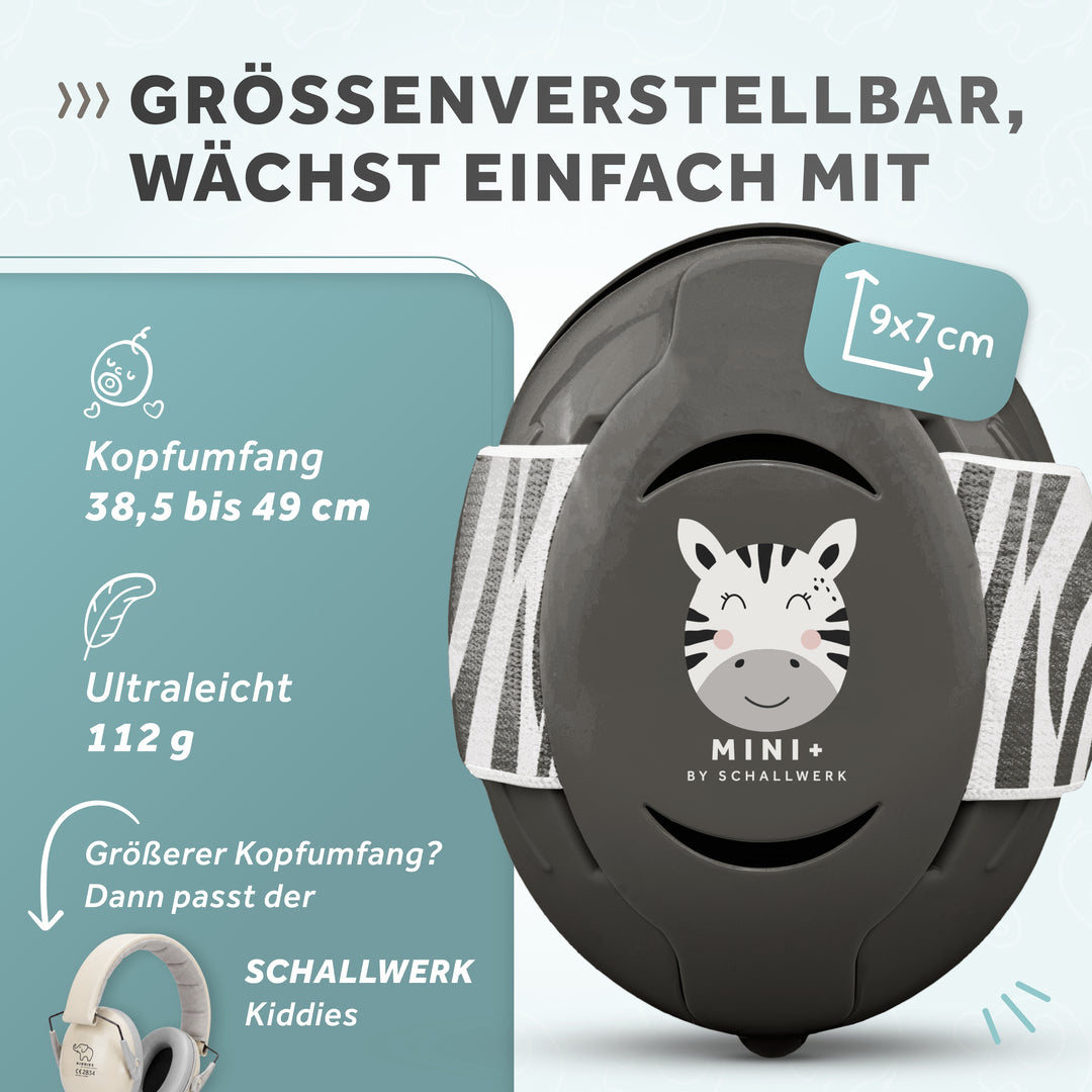 SCHALLWERK® Mini+ | Hearing protection for very small heads