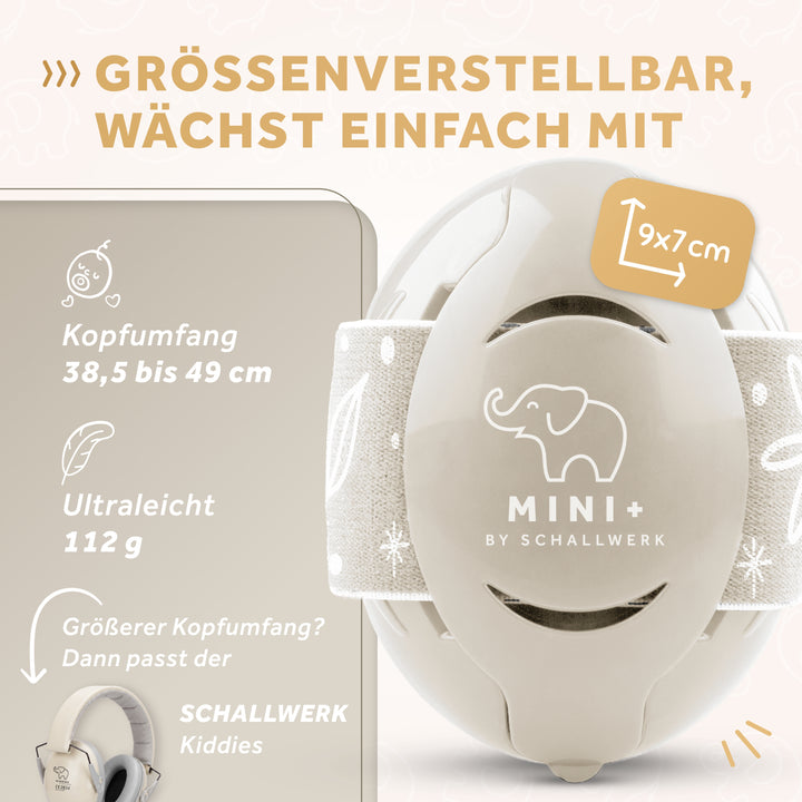 SCHALLWERK® Mini+ | Hearing protection for very small heads