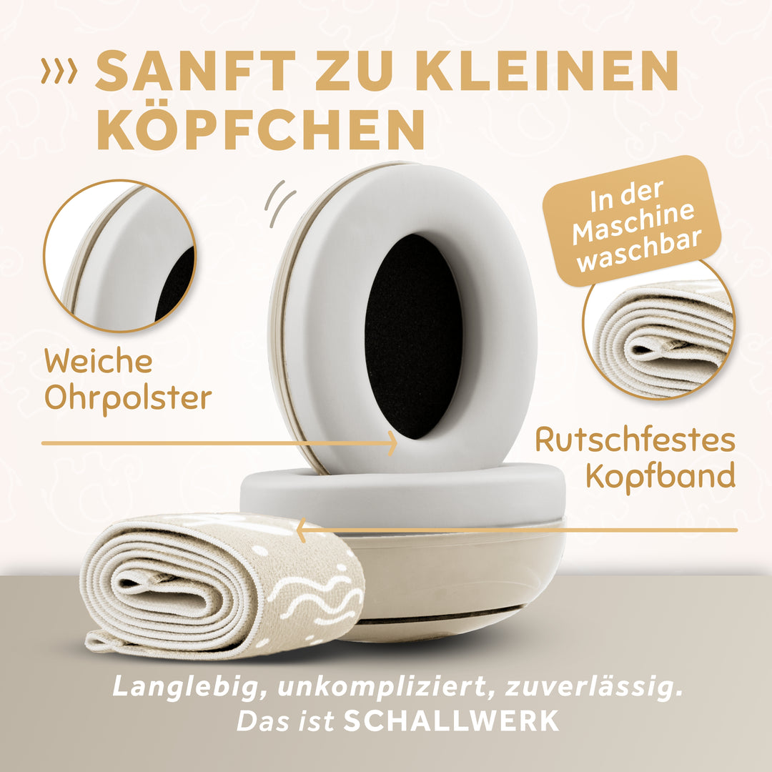 SCHALLWERK® Mini+ | Hearing protection for very small heads