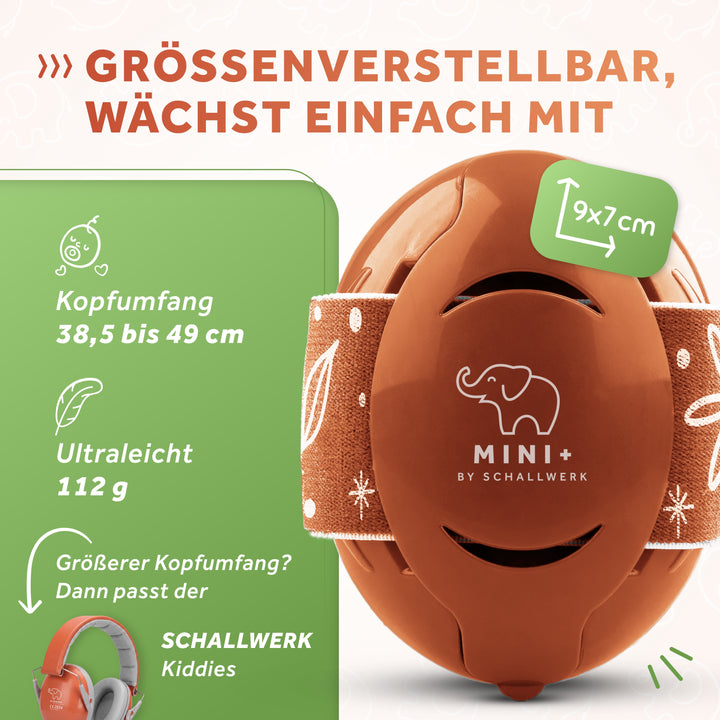 SCHALLWERK® Mini+ | Hearing protection for very small heads