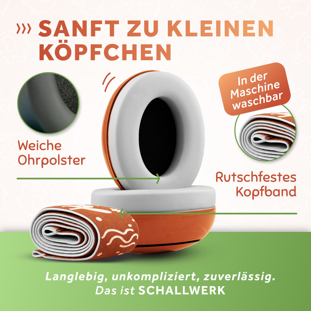 SCHALLWERK® Mini+ | Hearing protection for very small heads