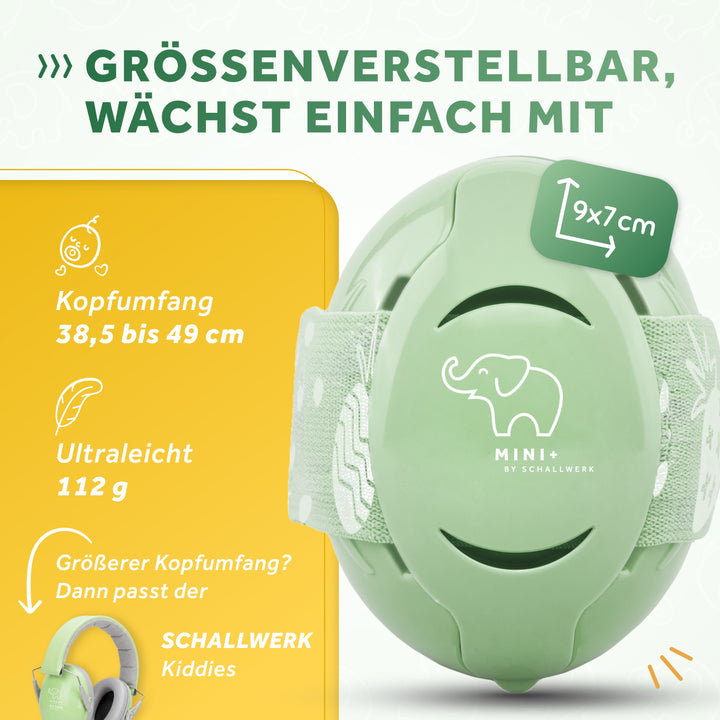 SCHALLWERK® Mini+ | Hearing protection for very small heads