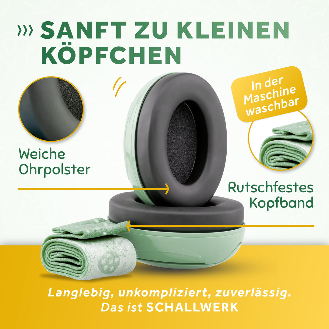 SCHALLWERK® Mini+ | Hearing protection for very small heads