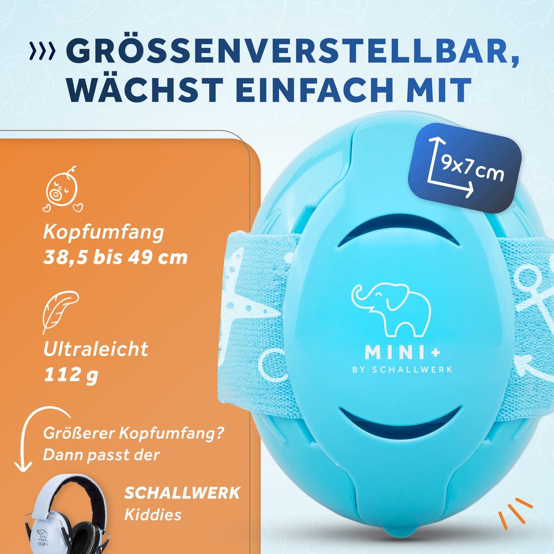 SCHALLWERK® Mini+ | Hearing protection for very small heads
