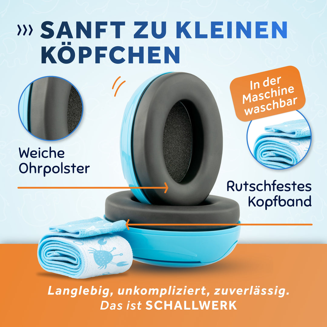 SCHALLWERK® Mini+ | Hearing protection for very small heads