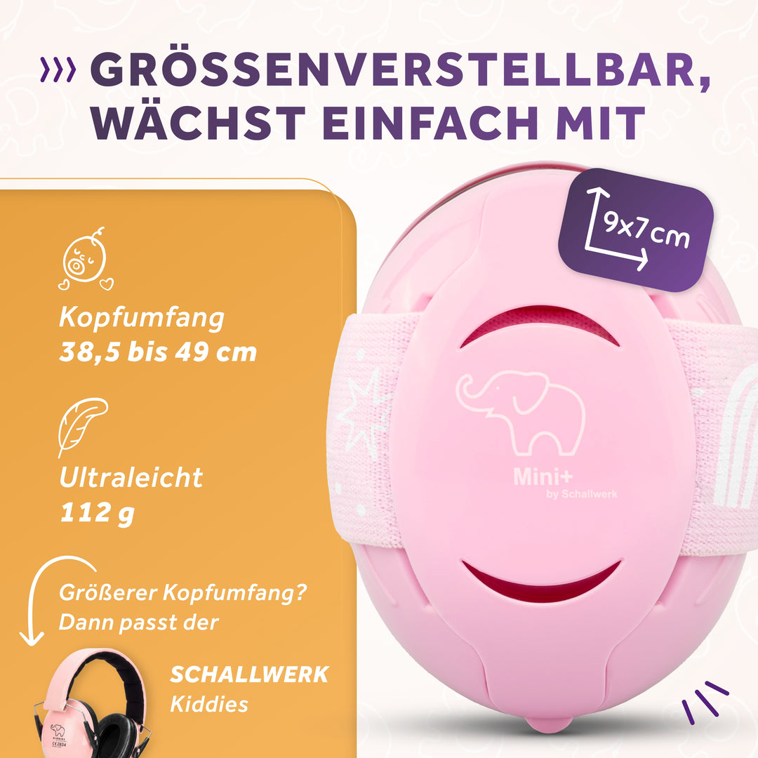 SCHALLWERK® Mini+ | Hearing protection for very small heads