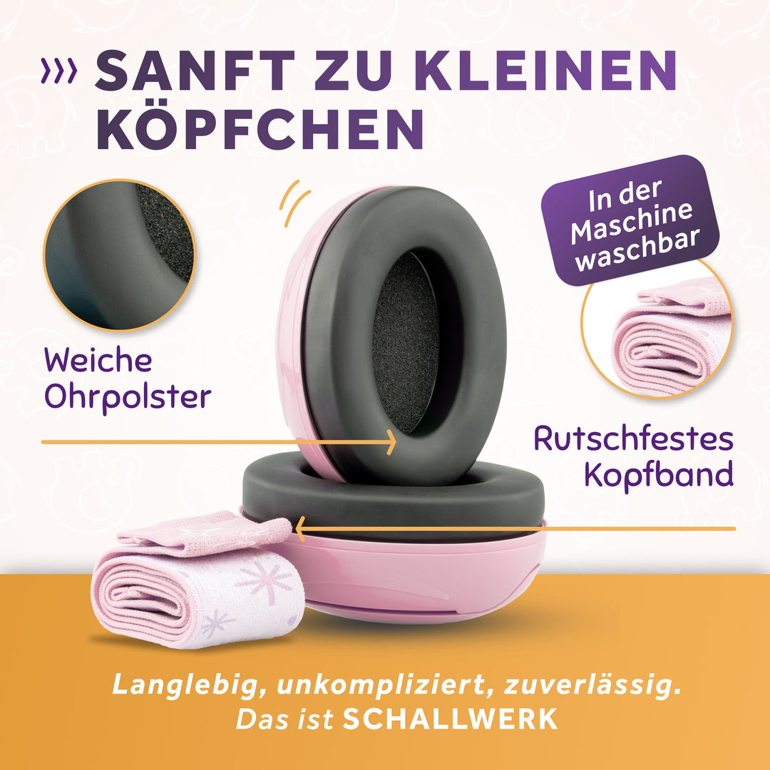 SCHALLWERK® Mini+ | Hearing protection for very small heads