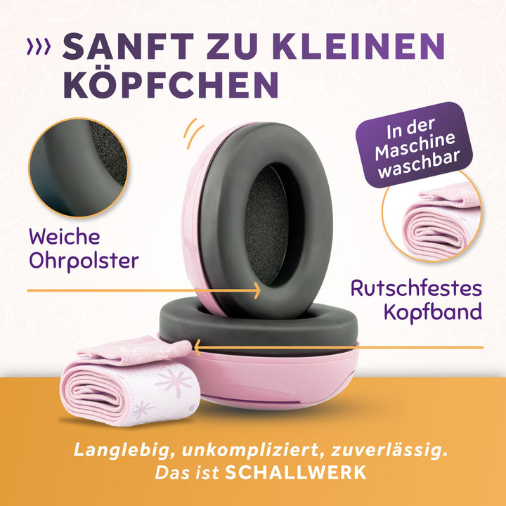 SCHALLWERK® Mini+ | Hearing protection for very small heads