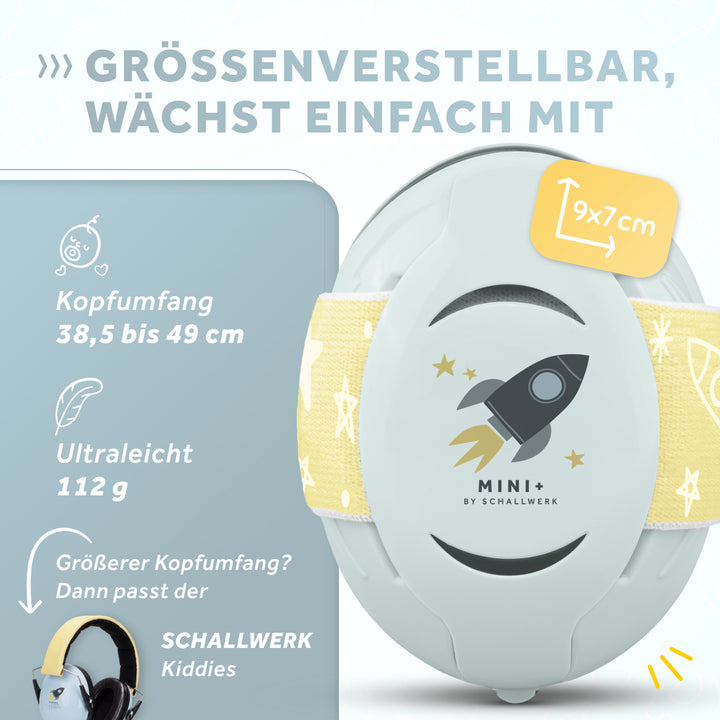 SCHALLWERK® Mini+ | Hearing protection for very small heads