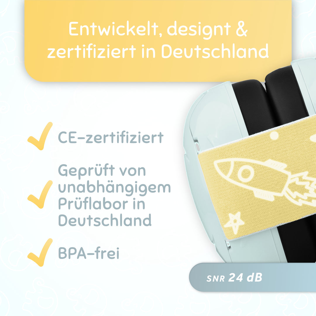 SCHALLWERK® Mini+ | Hearing protection for very small heads