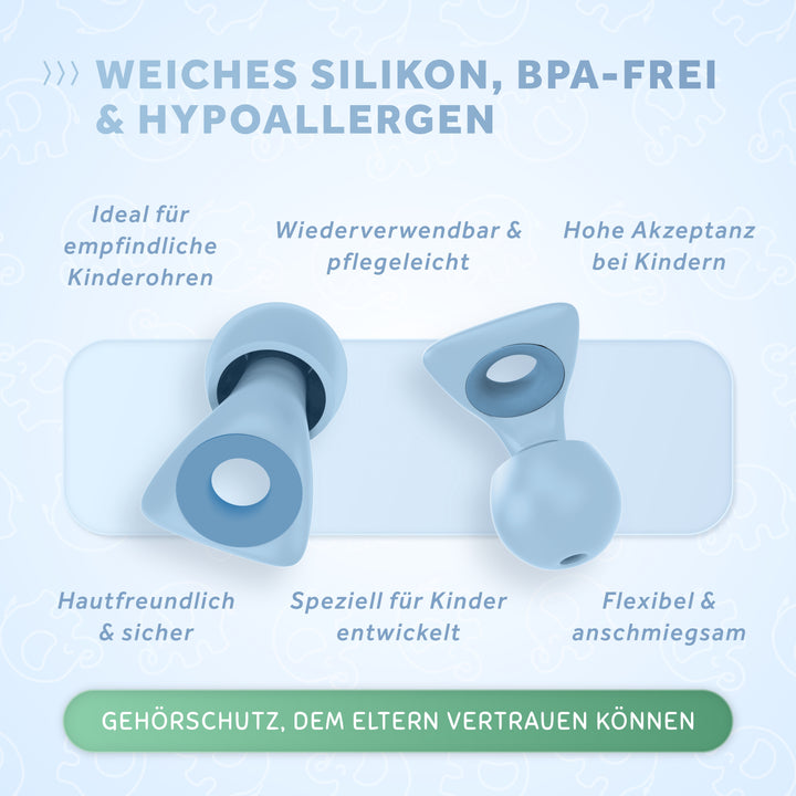 Kids+ | Gehörschutz Ohrstöpsel für Kinder