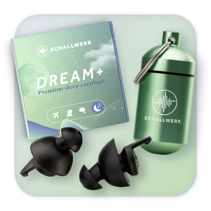 Dream+ | Bouchons d'oreilles de protection auditive pour dormeurs latéraux