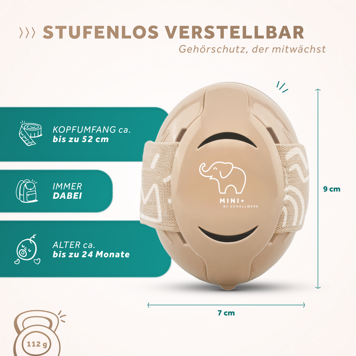 SCHALLWERK® Mini+ | Hearing protection for very small heads