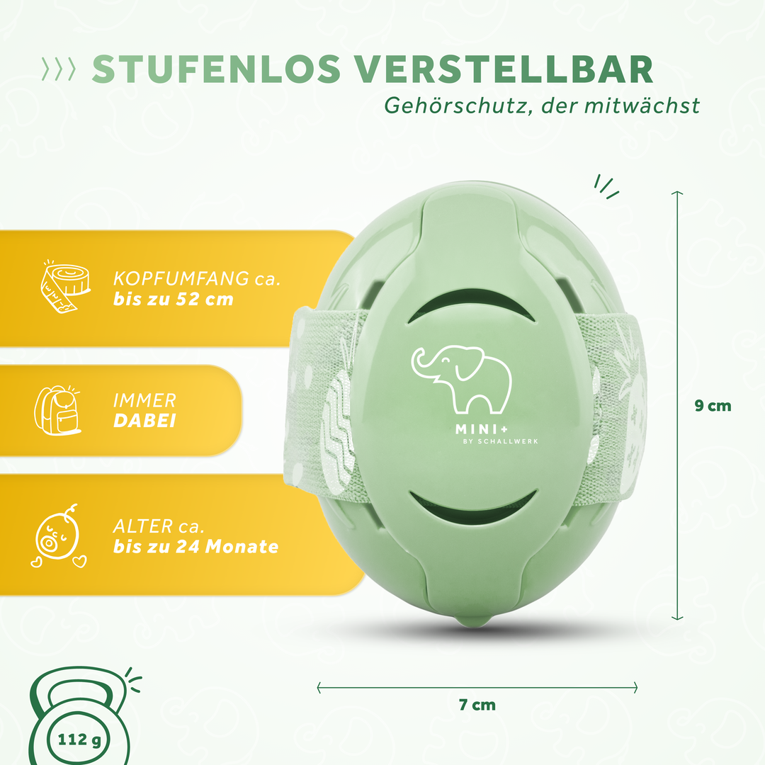SCHALLWERK® Mini+ | Hearing protection for very small heads