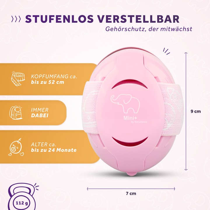 SCHALLWERK® Mini+ | Hearing protection for very small heads