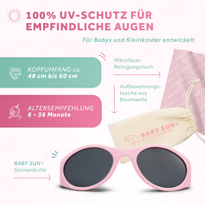baby sun Sonnenbrille von SCHALLWERK in rosa produktinformationen