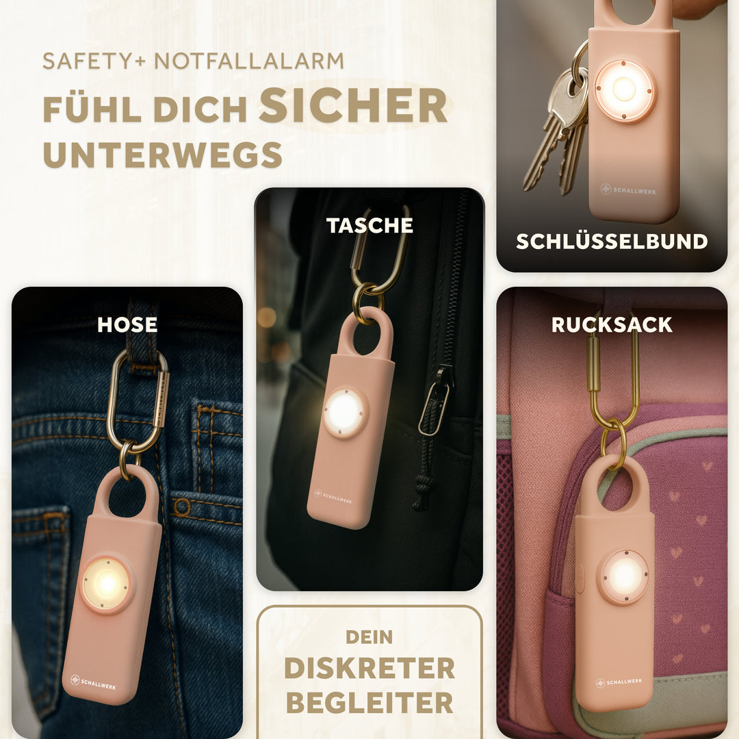 Safety+ | Porte-clés d'alarme d'urgence