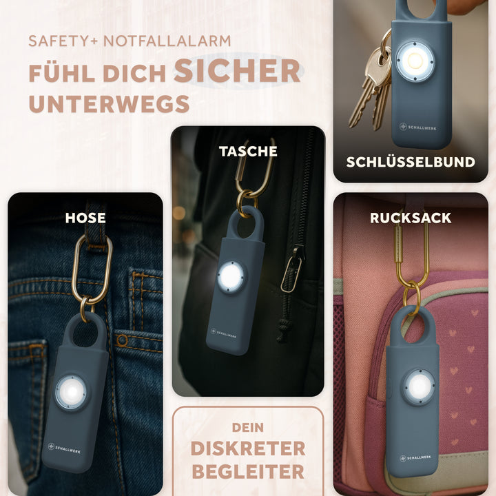 Safety+ | Porte-clés d'alarme d'urgence