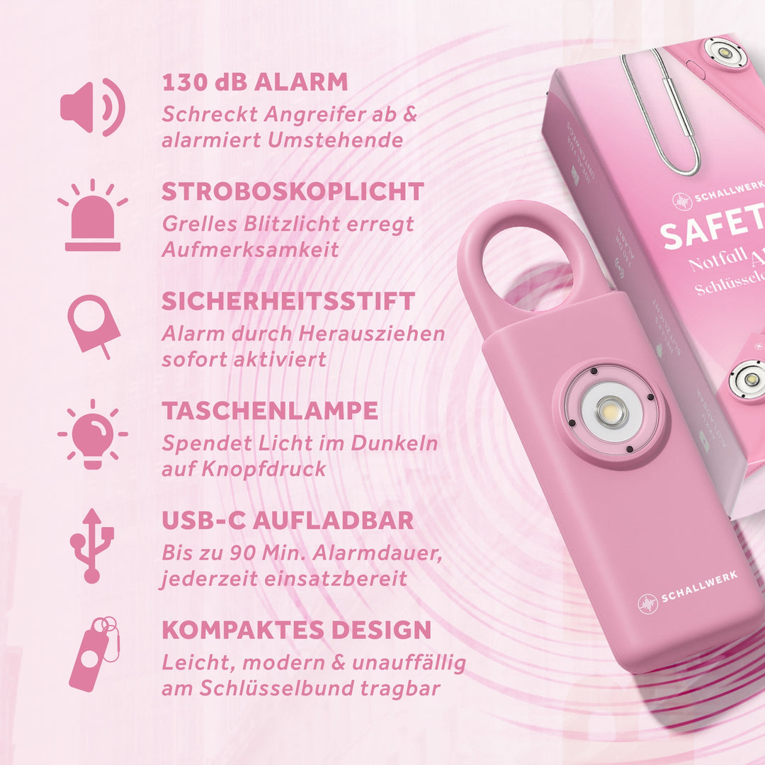 Safety+ | Taschenalarm Schlüsselanhänger