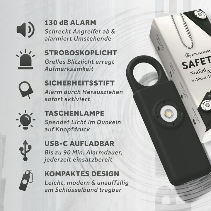 Safety+ | Taschenalarm Schlüsselanhänger