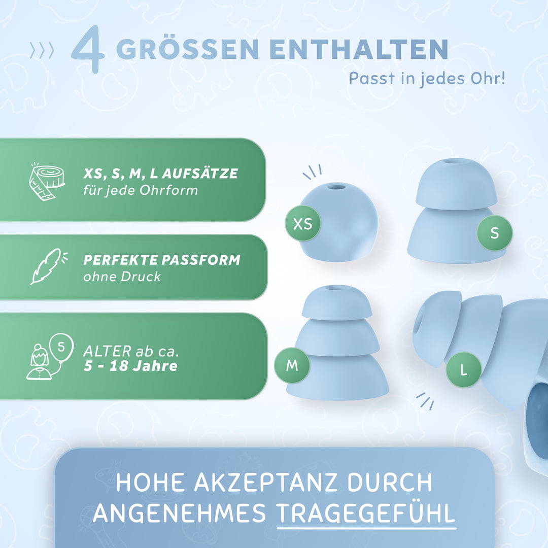 Kids+ | Gehörschutz Ohrstöpsel für Kinder