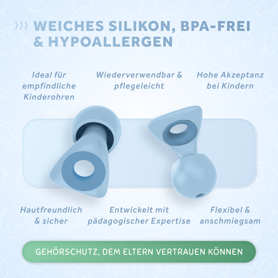 Kids+ | Gehörschutz Ohrstöpsel für Kinder