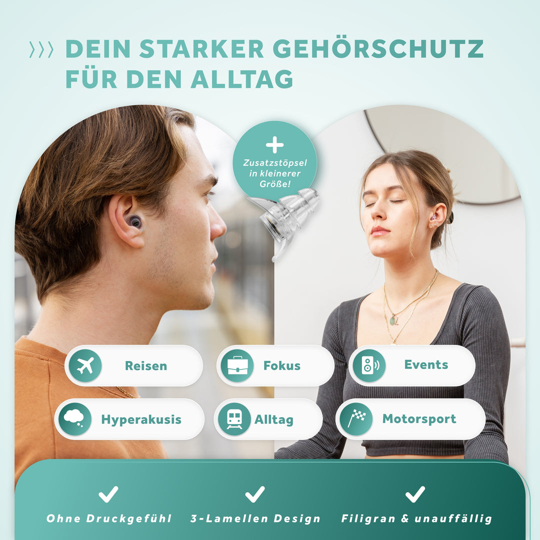 SCHALLWERK Strong+ | earplugs for everyday life