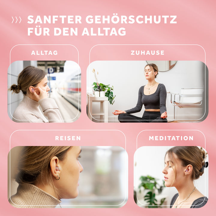 Schallwerk Women+ sanfter Gehörschutz für den Alltag