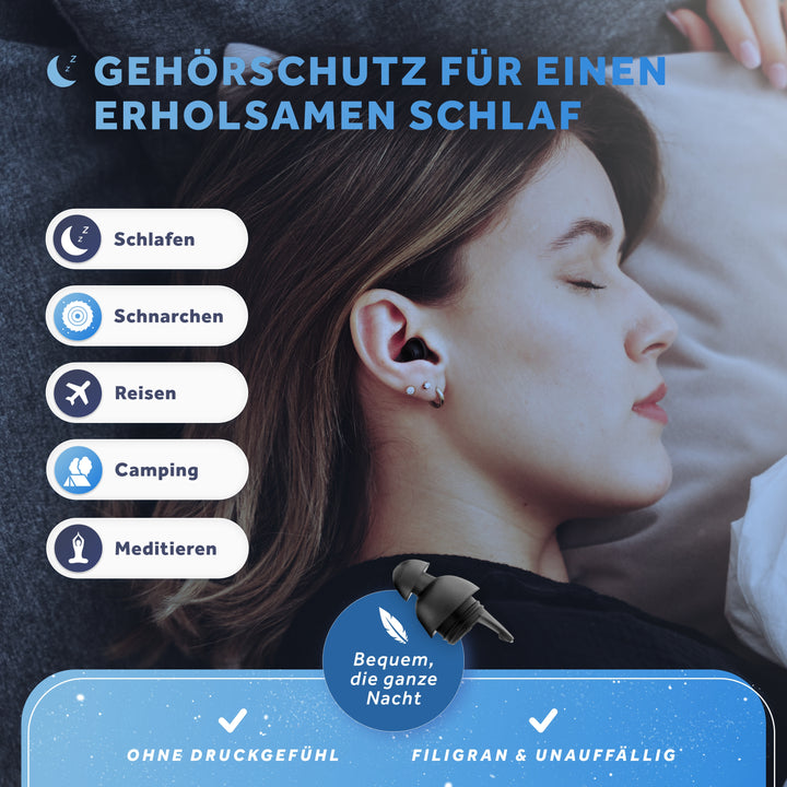 Schallwerk Sleep Gehörschutz für einen erholsamen Schlaf